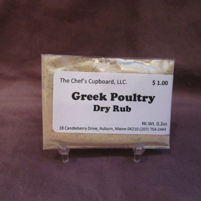 chicken, pork, greek poultry rub, vegetables
